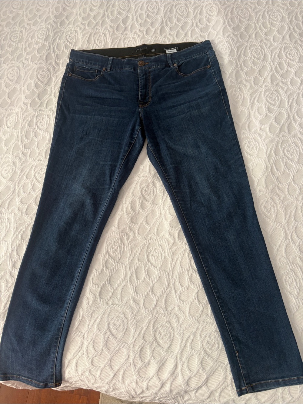Lane Bryant Dark Blue Skinny Jeans